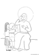 laminas para colorear dibujos d esan jos&eacute; de calasanz 05